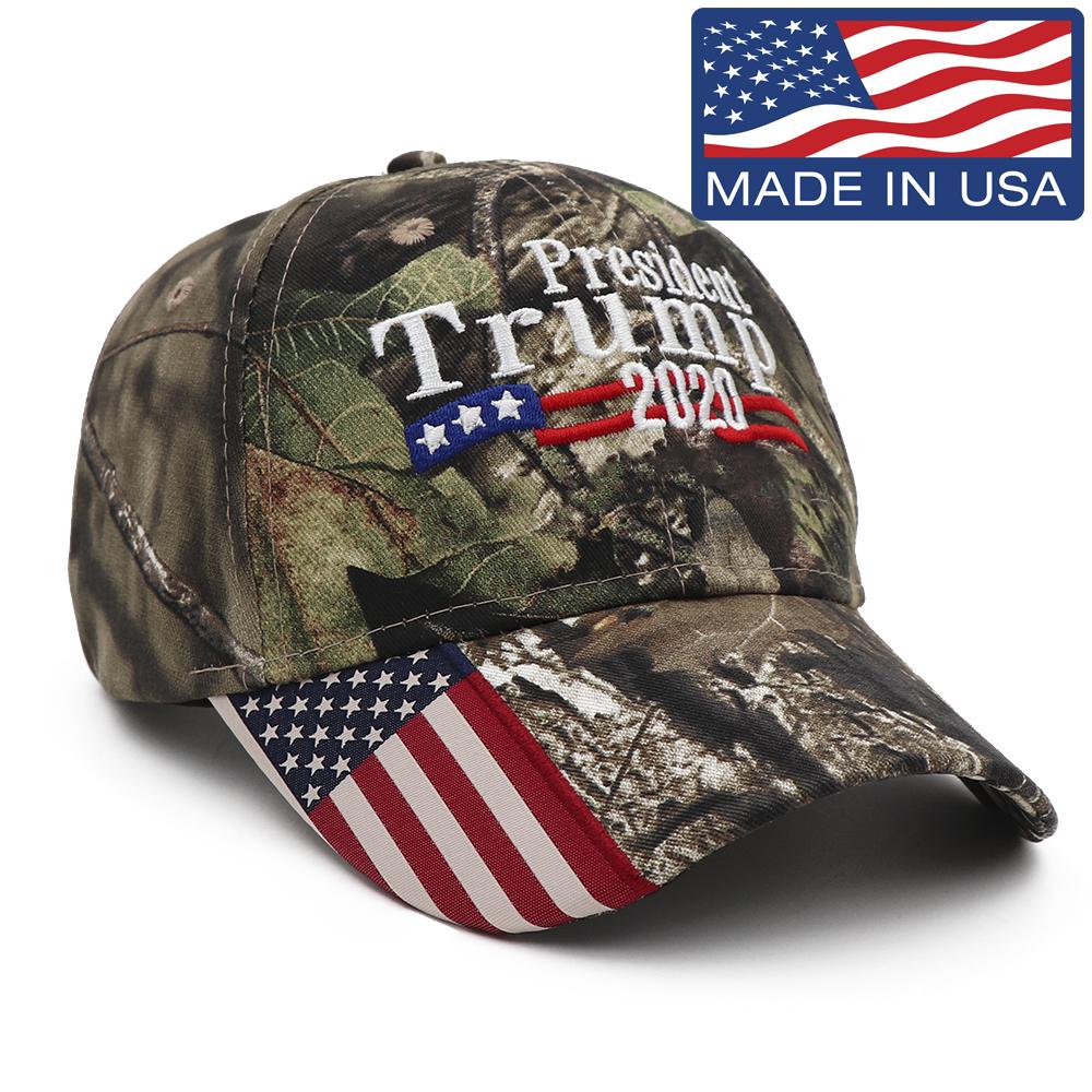 President Trump 2020 USA Flag Hat