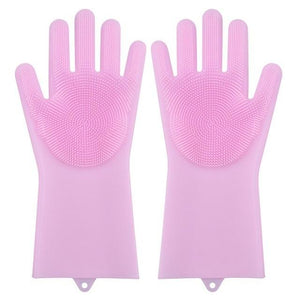 SILICONE DISH WASHING GLOVES